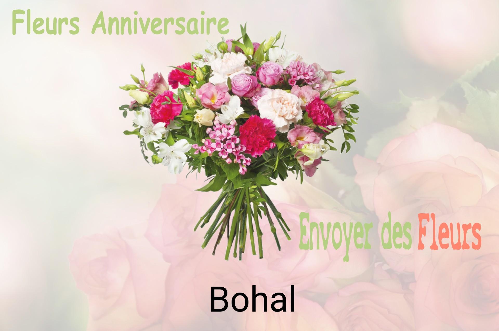 Bouquet de fleurs d’anniversaire livré à Bohal
