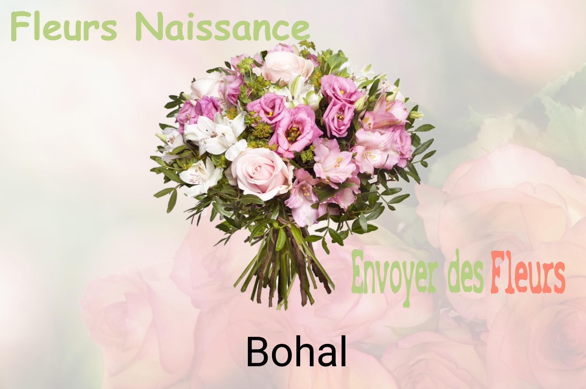Bouquet de fleurs de naissance livré à Bohal